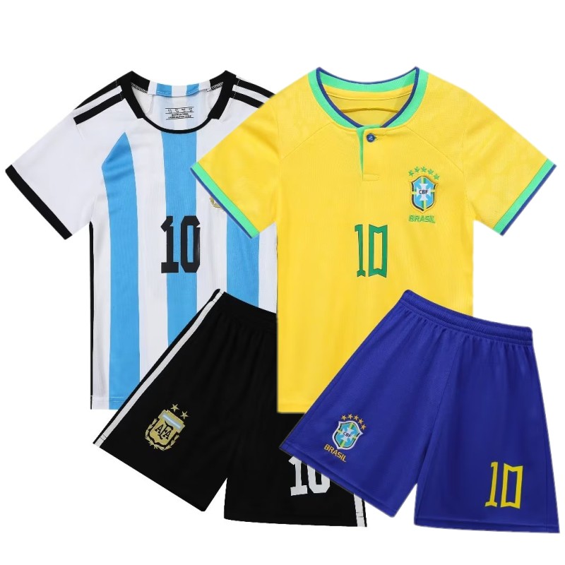 葡萄牙巴西阿根廷儿童足球服