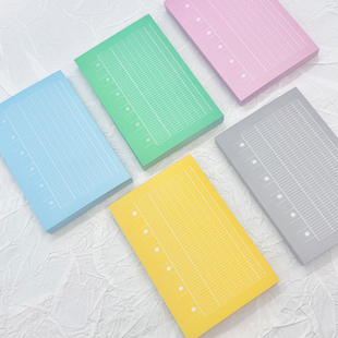 A7「猫影的诗行」原创无胶便签本分装 手帐素材手绘风 法文格书写