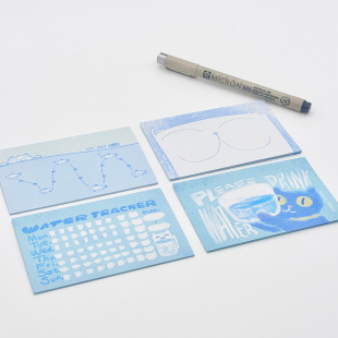 Day」原创无胶便签手帐内页双面功能页计划 Nice M5「Have