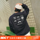 圆领套头长袖 BDCT 日系复古重磅后背印花假两件卫衣男春秋款 上衣