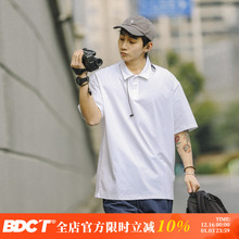 BDCT日系潮牌CityBoy风夏季凉感速干翻领短袖T恤纯色保罗POLO衫男