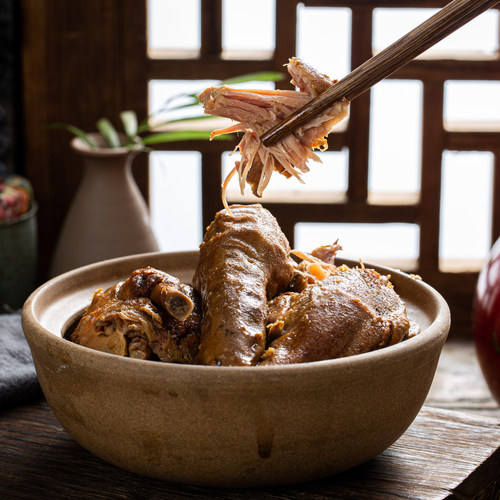 南港渔铺正宗姜母鸭熟食卤鸭肉小吃传统风味厦门特产伴手礼