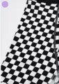 Black and White Plaid Checkered Pattern