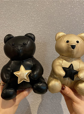 星巴克限量会员徽章小熊挂件