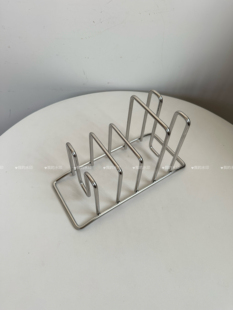 特厚加粗!304不锈钢锅盖架菜板架子多功能收纳架大容量4格架子