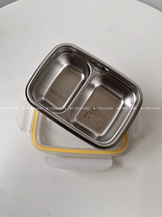 可微波炉304钢kitty小饭盒带盖保鲜盒儿童小饭盒成人上班带饭饭盒