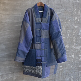 男士冬季外套中式棉服汉服棉衣棉袄唐装中国风百纳道袍罗汉服棉袍