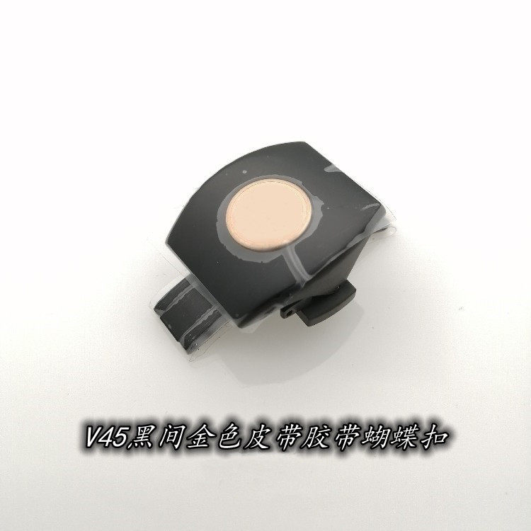 代用法兰克穆勒V45表扣FM法穆兰金色标蝴蝶扣皮带胶带折叠扣20mm