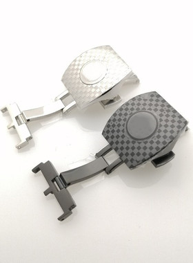 代用法兰克穆勒V45表扣法穆兰方格蝴蝶扣表带扣子胶带折叠扣20mm