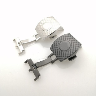 代用法兰克穆勒V45表扣法穆兰方格蝴蝶扣表带扣子胶带折叠扣20mm