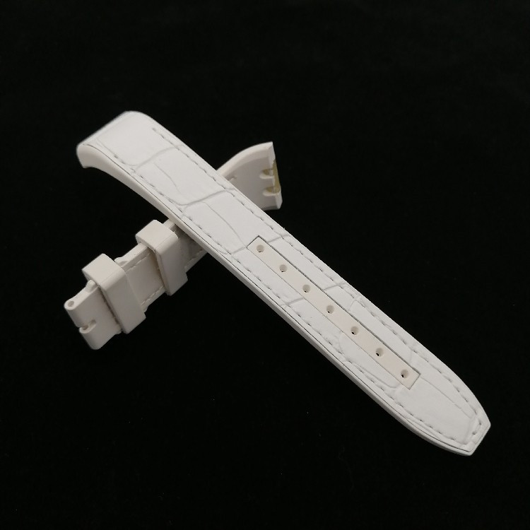 代用法穆兰女款胶带法兰克穆勒V32满天星真皮硅胶橡胶表带20*16mm