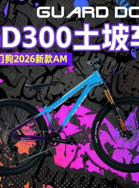 看门狗2联名款AM山地车GUARD DOG自行车动作飞包街车油碟气叉单速