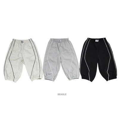 BEAGLE条纹休闲束脚裤！韩国童装代购2026春男女童中大童休闲裤