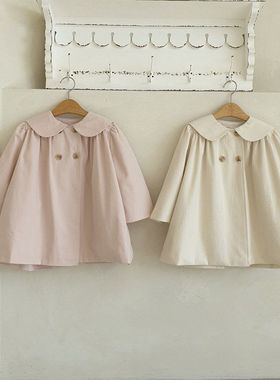 Eclair纯色时尚休闲外套！韩国童装代购2026春款女童中小童外套