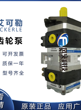 德国ECKERLE艾可勒双联齿轮泵EIPH2-016RK00+EIPH2-008RP30 油泵