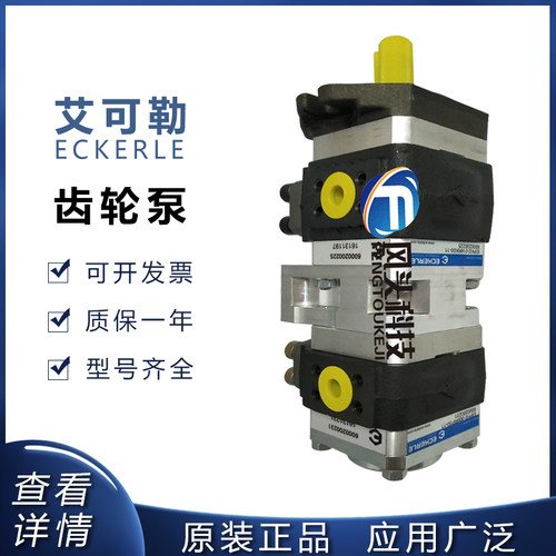 德国ECKERLE艾可勒双联齿轮泵EIPH2-016RK00+EIPH2-008RP30 油泵