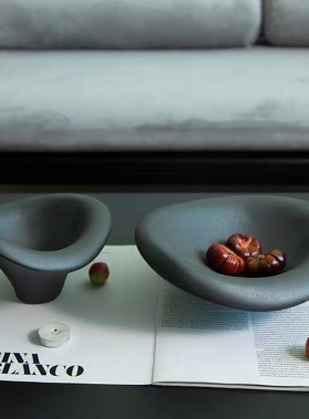 【可开票】抽象艺术陶瓷果盘摆件