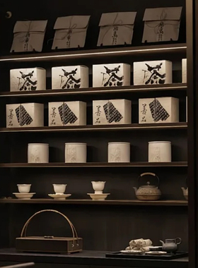 【可开发票】新中式茶室书柜摆件