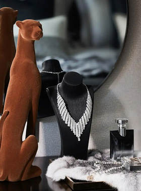 【可开票】梳妆台项链展示架摆件