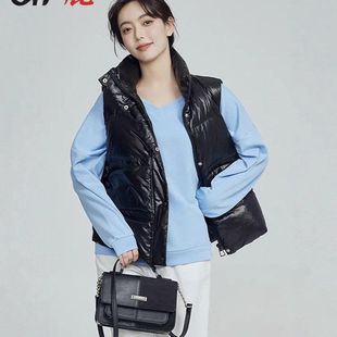 新款 夹背心马甲时尚 穿300女外百搭2025简约马柜价外套LU羽绒雅