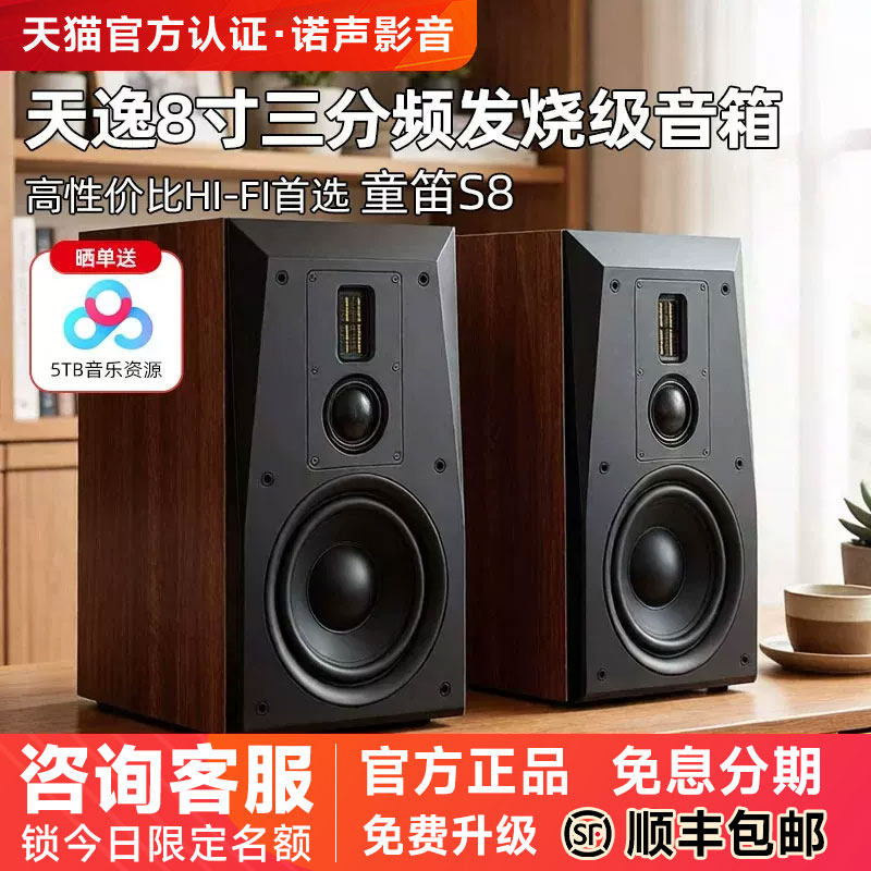 天逸童笛S8发烧无源音箱三分频图片