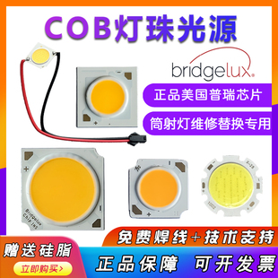 COB灯珠高亮30瓦灯芯7w12wLED面光源轨道灯筒射灯维修替换COB灯板