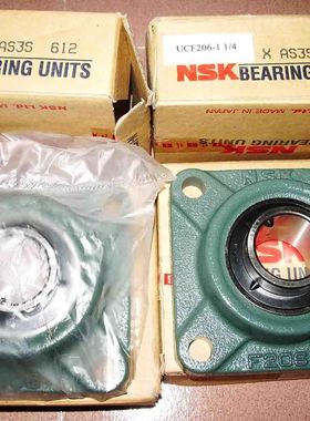 带座外球面轴承 日本NSK轴承 UCF206-18 进口轴承 UCF206 UKF206