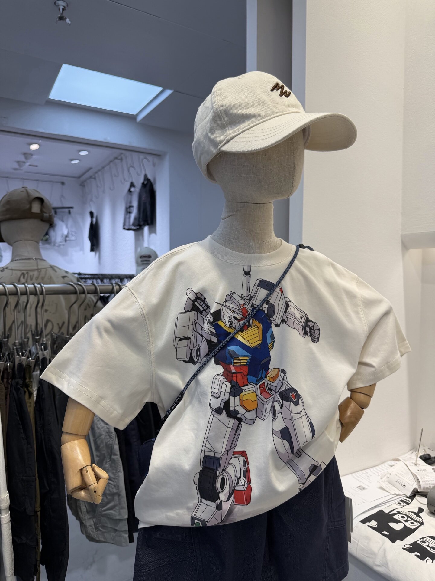 EFF尔菲梵Ec潮牌实体店品质男孩童装夏季机器人高达纯棉短袖t恤衫