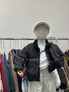 尔菲梵EC潮牌男冬天季款小童童装保暖洋气假两件羽绒服拉链外套