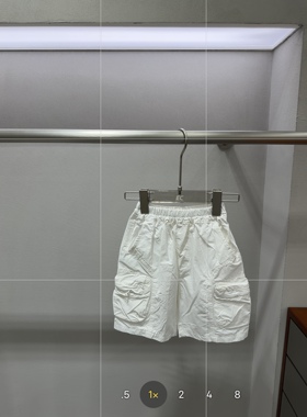 Ec尔菲梵潮牌小男孩宝宝童装夏季速干韩版设计工装五分短六分中裤