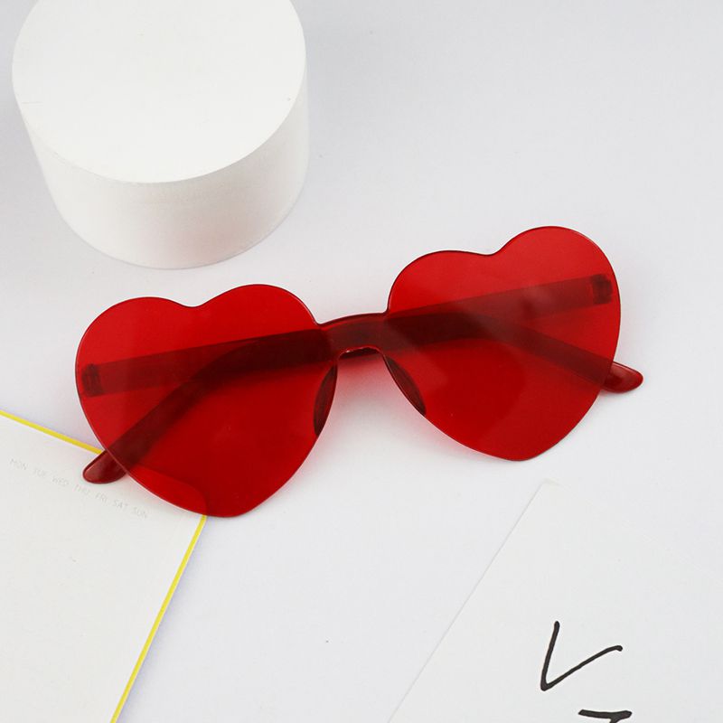 红利节庆用品桃心墨镜爱心眼镜