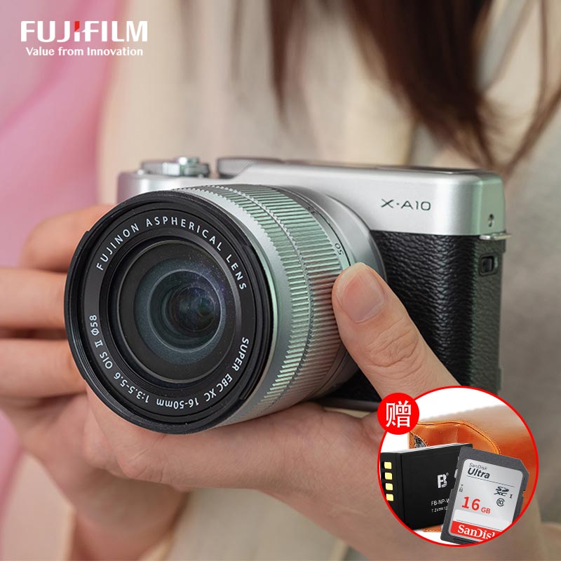 Fujifilm/¸»Ê¿X-A10Ì×»ú(16-50mm)¸´¹Å×ÔÅÄ΢µ¥Ïà»úÈëÃż¶ xa10
