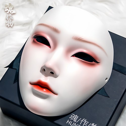 魂作物全脸面具古风手绘官方正品