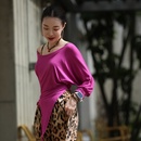 蝴蝶袖 不规则纯色女士长袖 莫代尔上衣瑜伽肚皮舞 塑我 纪小白