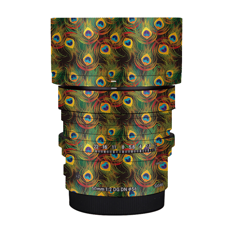 漫步驴适用于适马50F2DGDN镜头保护贴膜50F2贴纸碳纤维贴皮索尼口