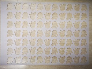 定制5mm 厚硅胶鱼糕膏猪肉脯曲奇饼干卡通模具 耐高温230