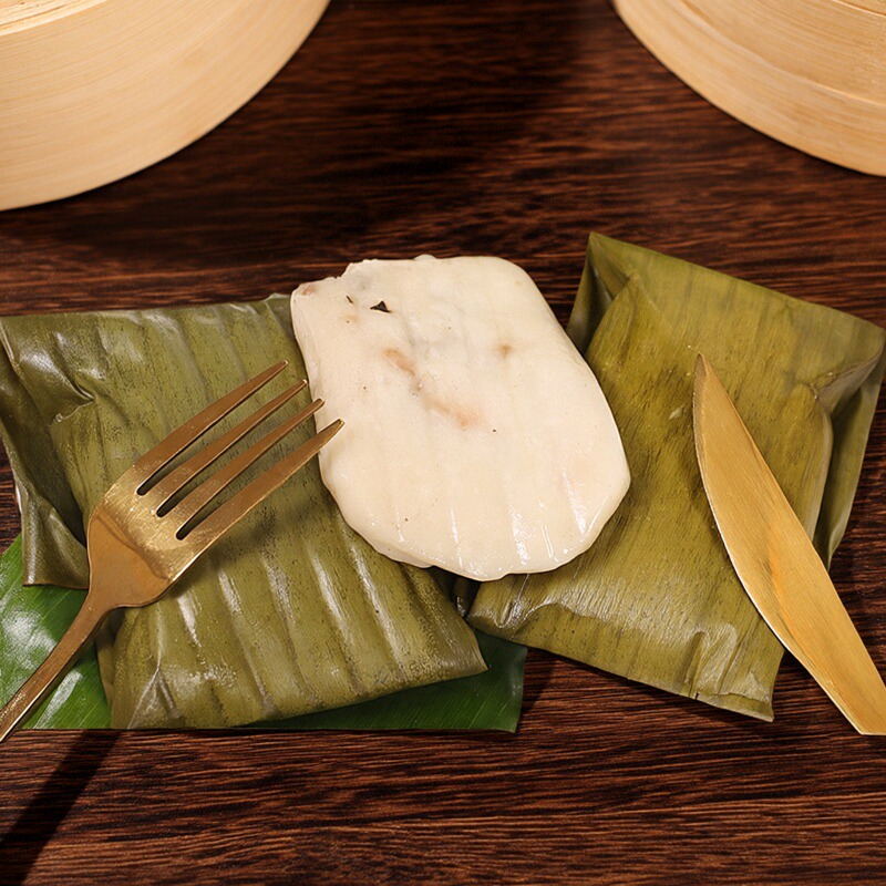 广西平南特产小吃甜咸叶素糕芝麻花生蕉叶糍粑糯米叶芭包果纯手工