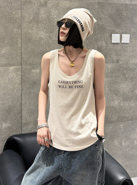 大码女装无袖打底吊带背心240斤胖mm休闲显瘦百搭春季2025新款
