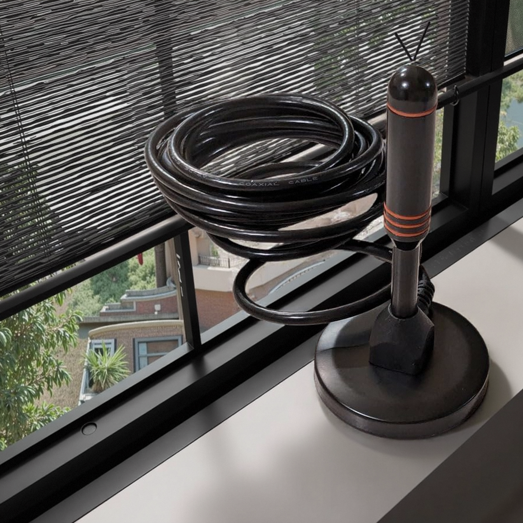 轻巧吸盘天线3.5米 f头tv头TV Antenna DVB-T2/T  dtmb地面波天线