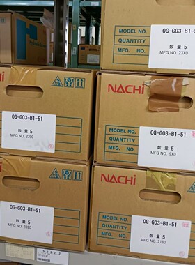 全新原装正品NACHI不二越流量控制阀ORD-G03-W3-50