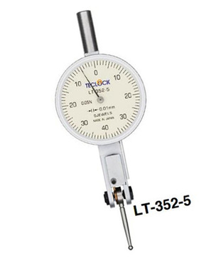 日本得乐TECLOCK杠杆百分表LT-352-5/指针式百分表/针盘式量表