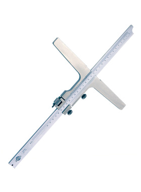 日本中村深度游标卡尺KANON刻度卡尺长基座深度卡尺LSDM20x15