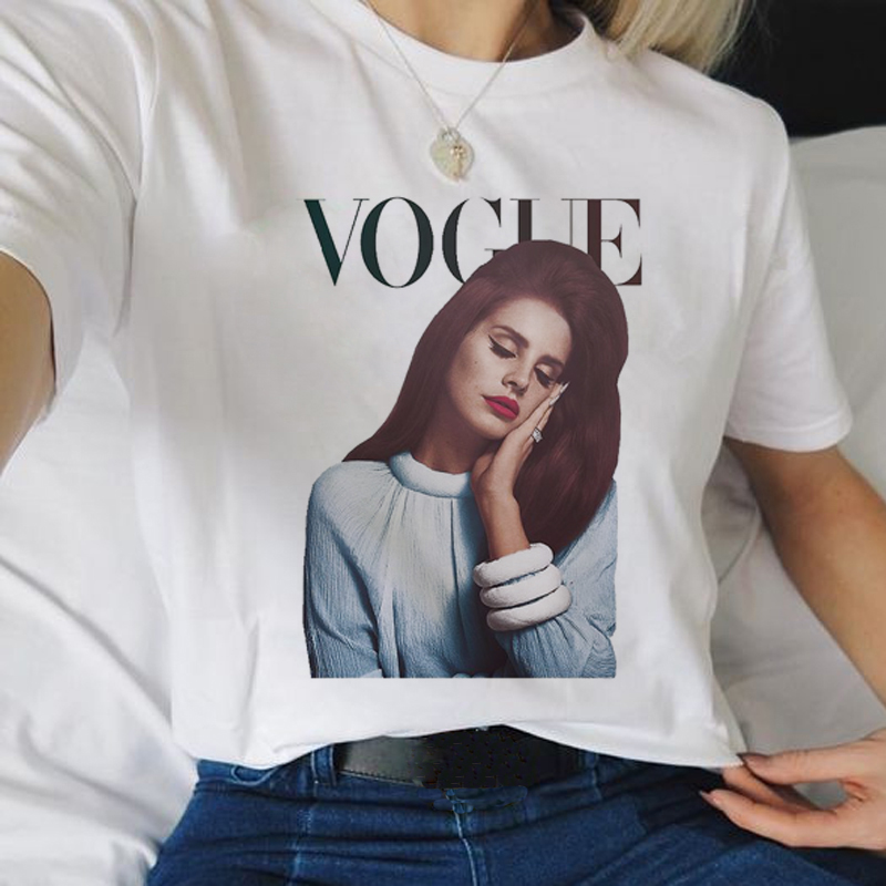 Lana Del Rey Harajuku Aesthetic T Shirts Women Grunge Ullzan