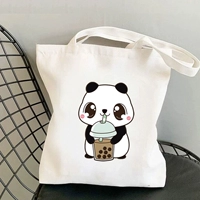 Bubble Tea Panda Canvas Bag