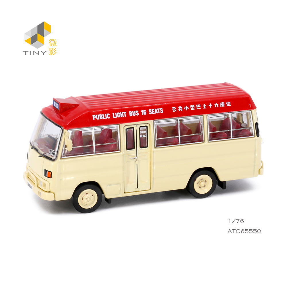 TINY微影 三菱罗莎Rosa十六座红色小巴(佐敦道) [7-11]合金车模
