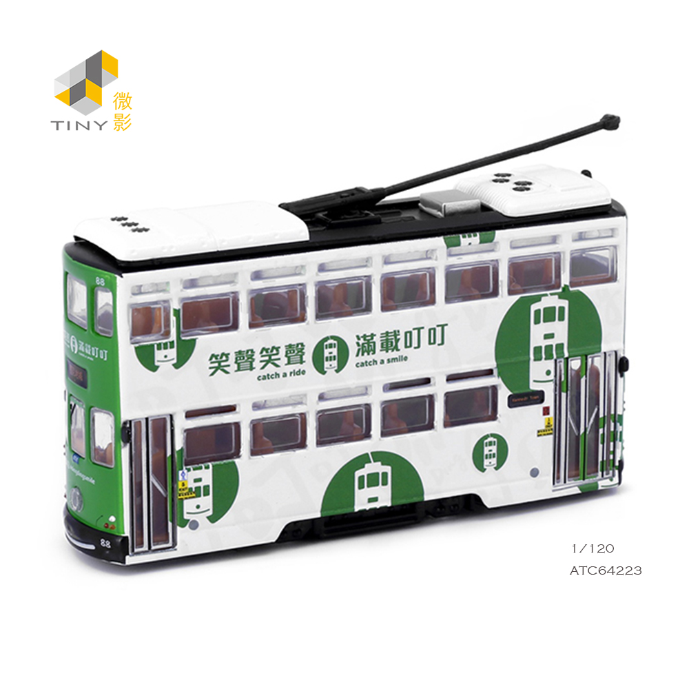 TINY微影巴士叮叮车模型