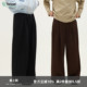 西裤 SOMENUM森林 25AW「天丝羊毛」老钱简约六褶直筒男女休闲长裤