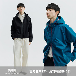 SOMENUM森林 与户外结合」休闲极简男女防水软壳冲锋衣 26SS「时装