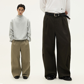 」弧型廓形剪裁男女百搭实穿奇诺长裤 SOMENUM森林 25AW「弯刀神裤