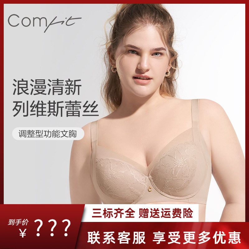 安莉芳旗下Comfit大胸调整型文胸女收副乳上托聚拢薄内衣CB00154